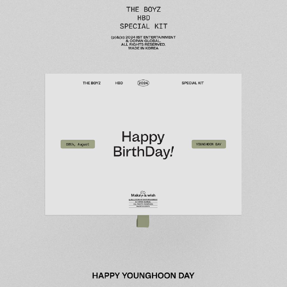 

Предварительный заказ специального набора THE BOYZ HBD YOUNGHOON