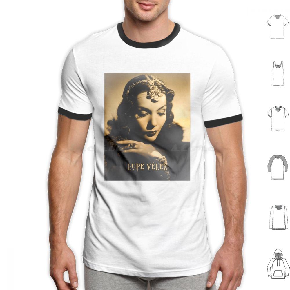 Lupe Vélez T Shirt Big Size 100 Cotton Lupe Vélez Mexican Actress Dancer Singer Golden Age Of Hollywood Cinema Film Star Movie