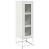 VidaXL Buffet haut blanc 36x39x123 cm acier laminé à froid, buffet, placard, armoire latérale, armoire, armoire de 853397