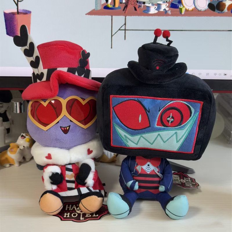 26 New Hazbin Hotel Husk Plush Toy Soft Stuffed Animal Doll Cute Cartoon Figure Pillow Collectible Gift For Anime Fans