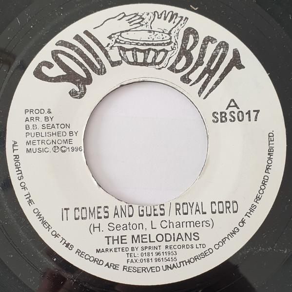 7inch Record MELODIANS It Comes And Goes Royal Cord Sw SBS017 Soul Beat 1996 UK Reggae Ska Dub Used