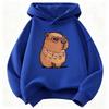 Streetwear Capybara Printed Hooded Kids Children's Sweatshirt Cute Hoody for Boys Girls Autumn Spring Casual Hoodies