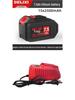 Delixi Lithium Battery Tool Set: Electric Hammer, Reciprocating Saw, Hand Drill, Angle Grinder, Wrench, Charger.