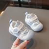 Baby walking shoes, soft sole, breathable mesh, with Velcro closure, cartoon design13Autumn sports shoes for boys and girls