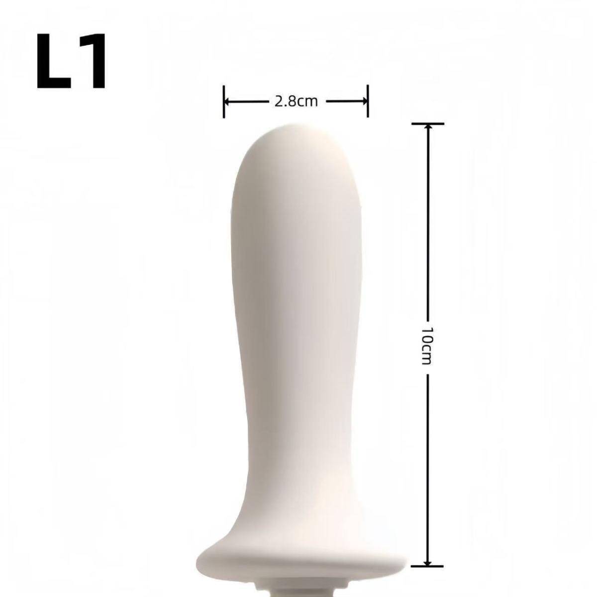 Новый силиконовый аксессуар для массажного пистолета: Многофункциональный массажер головки пениса 18MM Interface