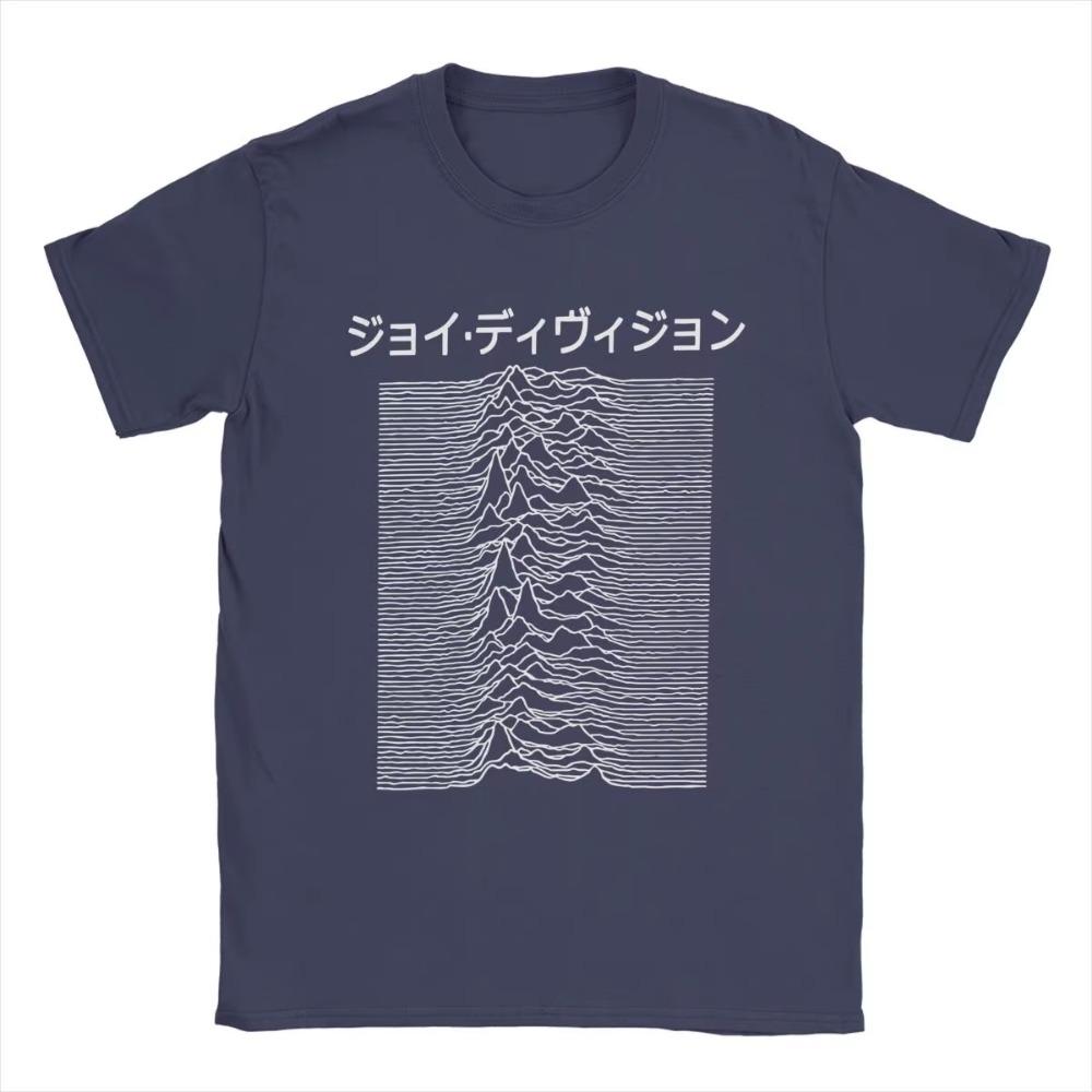 Camiseta de Hombre Joy Division Japón Camiseta Vintage Manga Corta Cuello Redondo Camiseta 100% Idea de Regalo Ropa