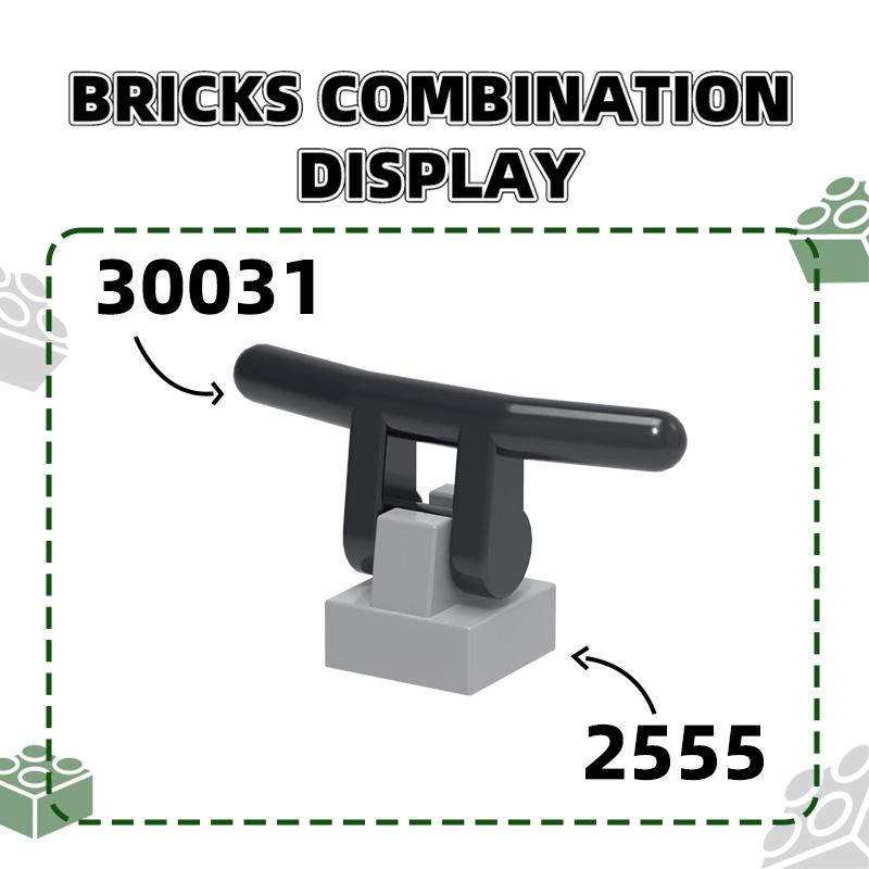 30031 100g/303PCS Armrest Handle Block Moc Bike Motorcycle Colour Accessories Works With featuring Blocks DO IT YOURSELF Children's Toy DO IT YOURSELF