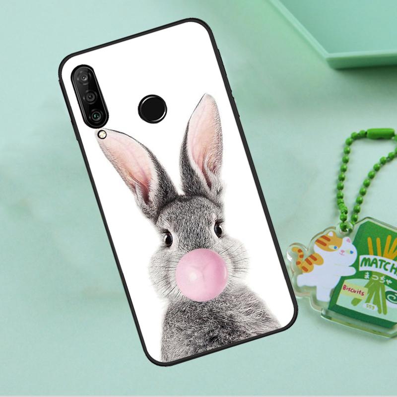 Cute Bunny Rabbit For Huawei Nova 12s 12i 11i 7i 8i 9 10 SE Y91 Y90 Y60 Y70 Y72 Y61 P60 Pro P30 P40 Lite Case