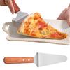 Pala para Pizza de Acero Inoxidable Espátula para Pizza con Mango Antideslizante Resistente al Calor para Horno de Pizza Horneado Cocina Casera