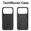 Luxury Tech Woven Magnetic Adsorption Phone Case for Iphone 17 16 15 14 13 Pro Max TechWoven for Magsafe Wireless Charge Cover