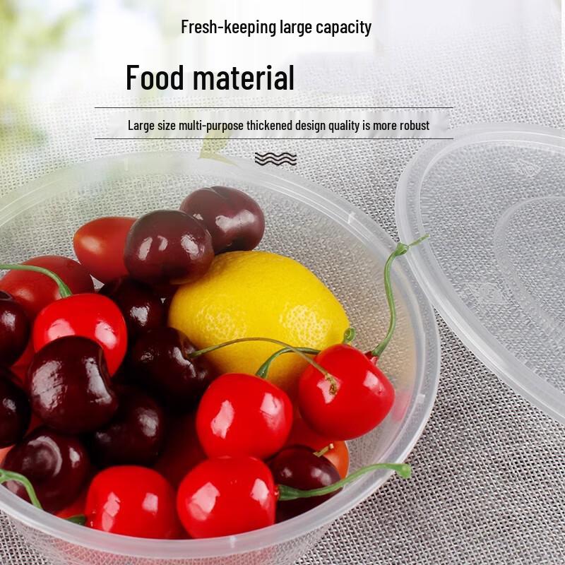 Disposable Round Takeaway Food Containers