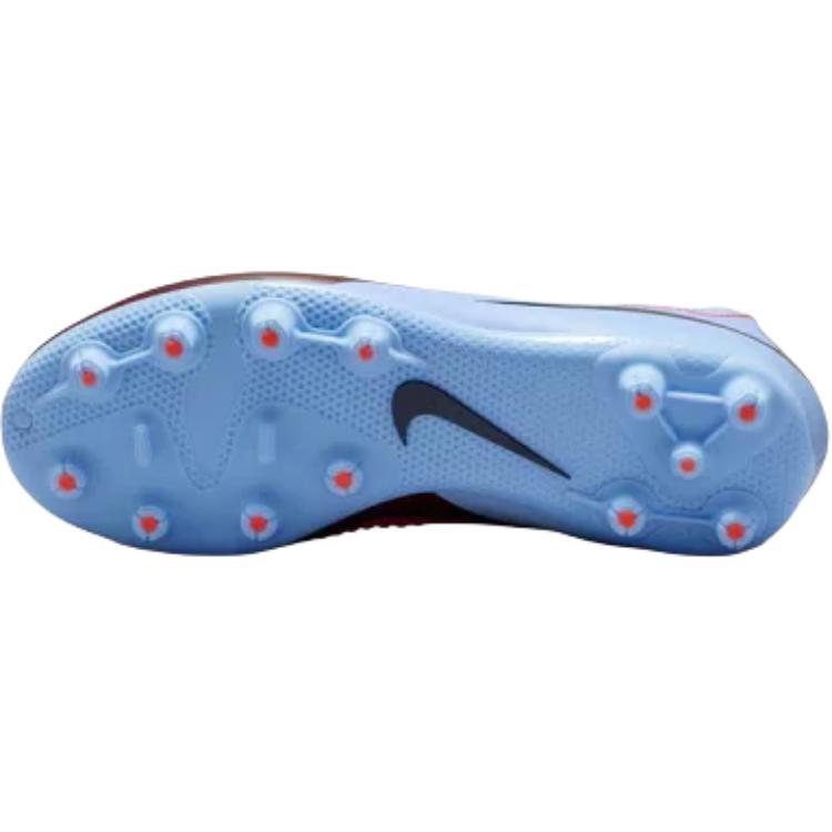 Nike Phantom 6 Synthetic Leather Low Top Kids' Soccer Shoes Blue Red Teenagers HQ2046-400