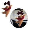 Ballet Bear Keychain Plush Hanging Ornament for Bags Keys Car Interior Pendant Decoration Daily Use Keyring Accessories