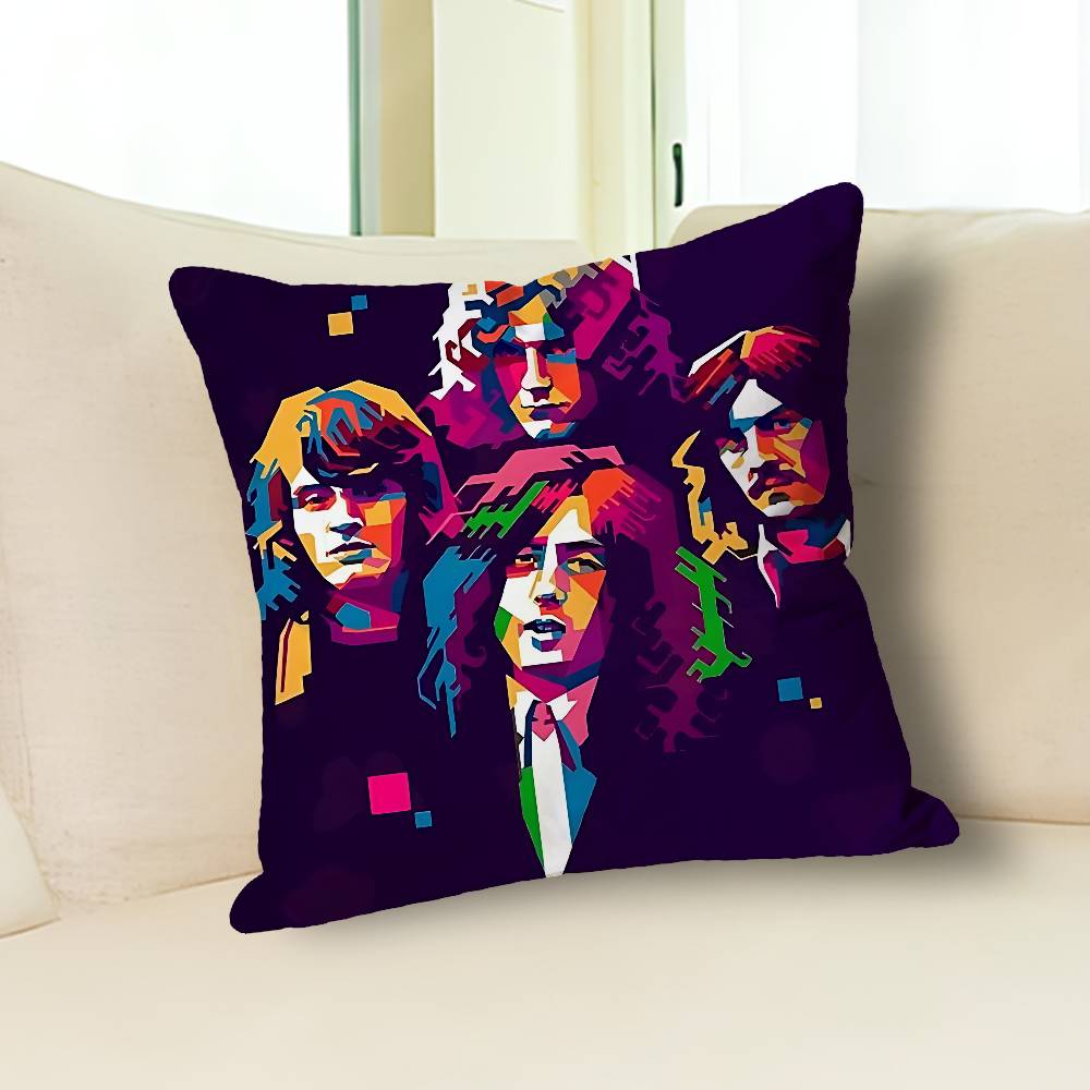 L-Led Z-Zeppelins-ES Pillow Cases for Bedroom Living Room Sofa Home Decor Polyester Cushion Cover with Zipper