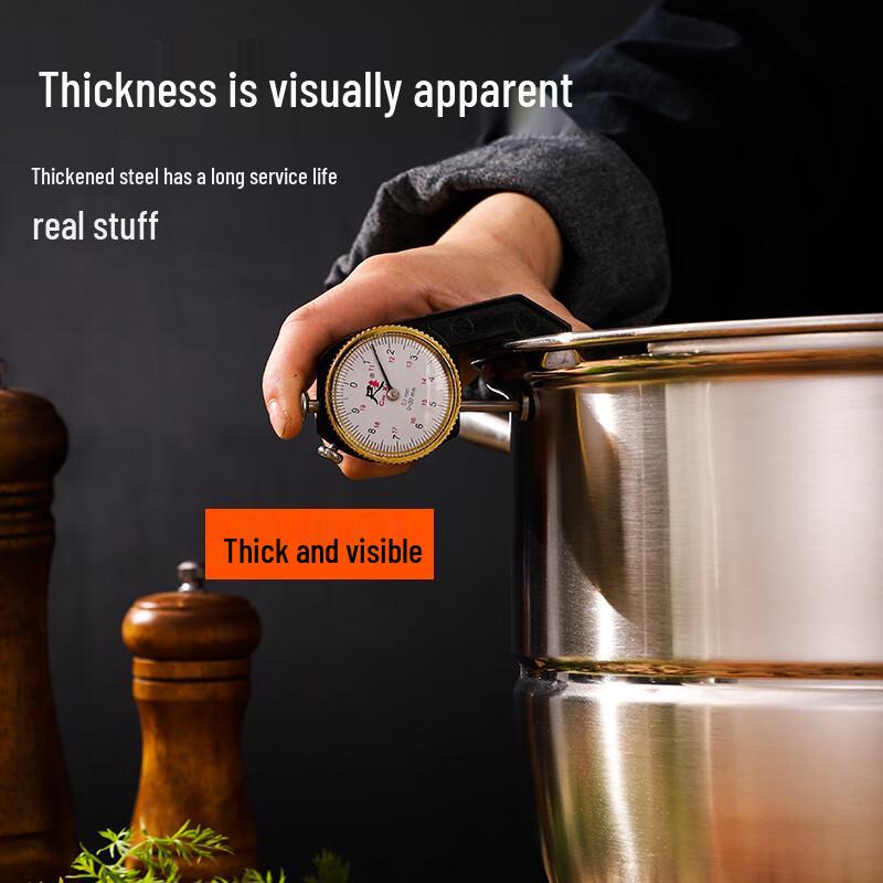 Adneny Odinburg 32cm 3-Layer Stainless Steel Steamer Pot