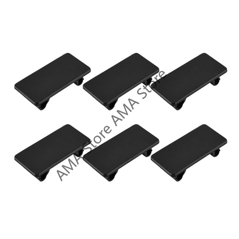 6pcs Car Boat Rocker Switch Panel Blank ARB Plate Rocker Switch Blanking Cover Cap