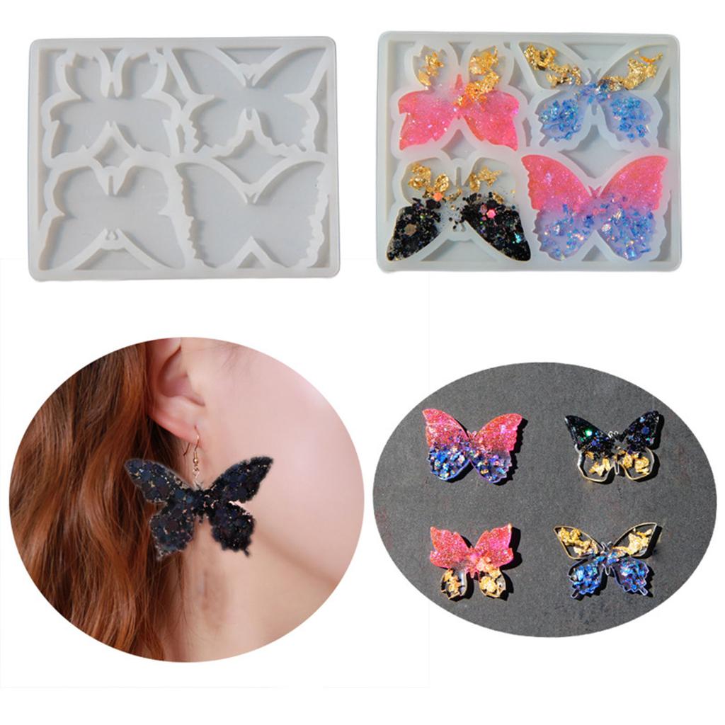 Butterfly Silicone Mold Decorative Pendant Mold Handmade Epoxy Silicone Mold Epoxy Resin Molds Making Crafts