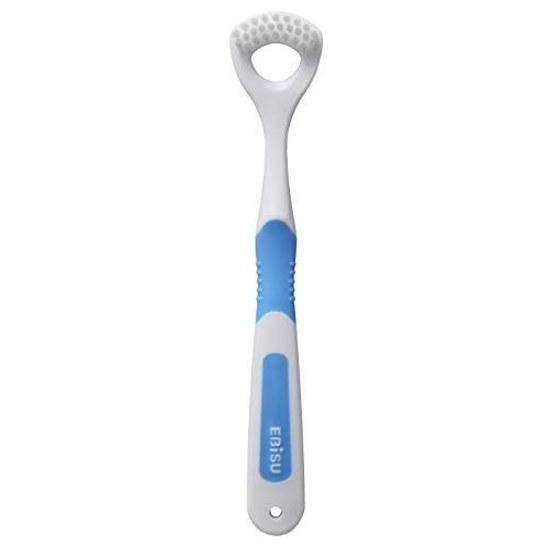 Ebisu Tongue Cleaner Rubber Grip 2 Pieces Set Assorted