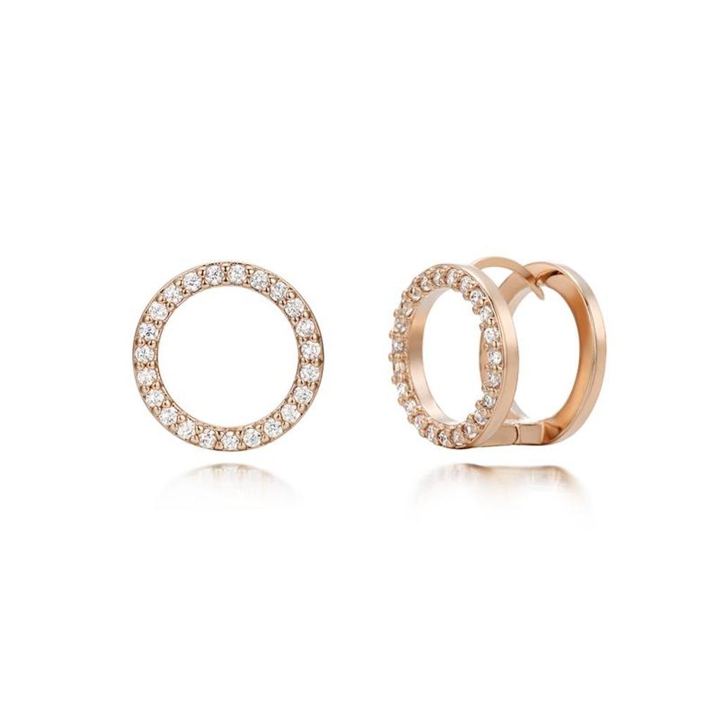 [LsSHOP] 14K Glitter Earrings (Gold Plated)_LJ5223BRE