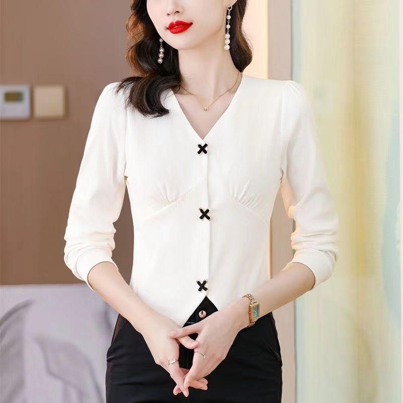 Μπλούζα Βάσης Γυναικεία Τοπ Κοντό Φθινόπωρο Χειμώνας Εσωτερικό Ρούχο Μοντέρνο Μοναδικό Όμορφο Σικ