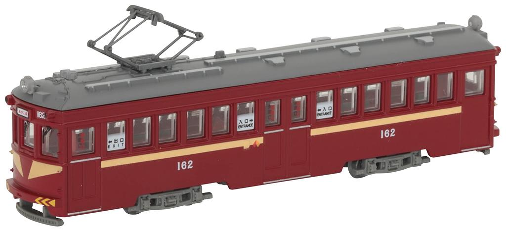 Railway Collection Iron Collection Hankai Electric Railway Mo161 Type Car No. 162 Chikutetsu Red Electric Color Diorama Supplies 316411