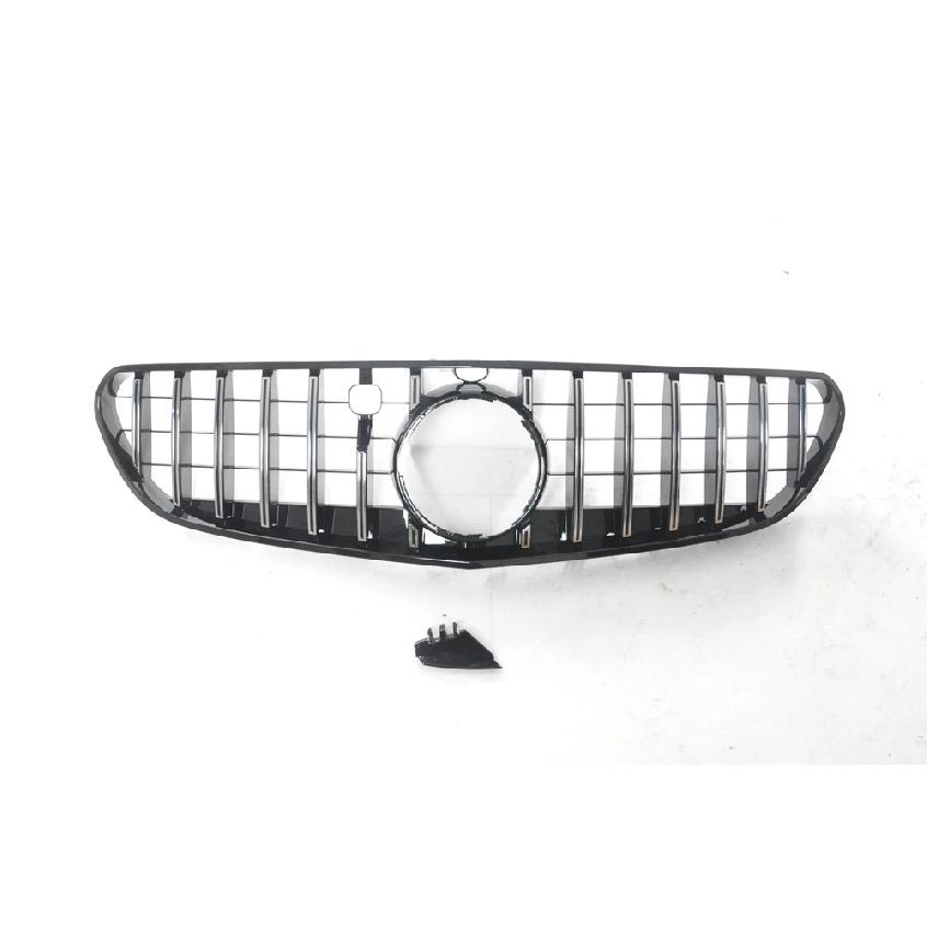 Front Grille GT Style Racing Grill For Mercedes-Benz C217 W217 S Class Coupe 2015-2017 S500 S550 S560 Upper Bumper Hood Grills