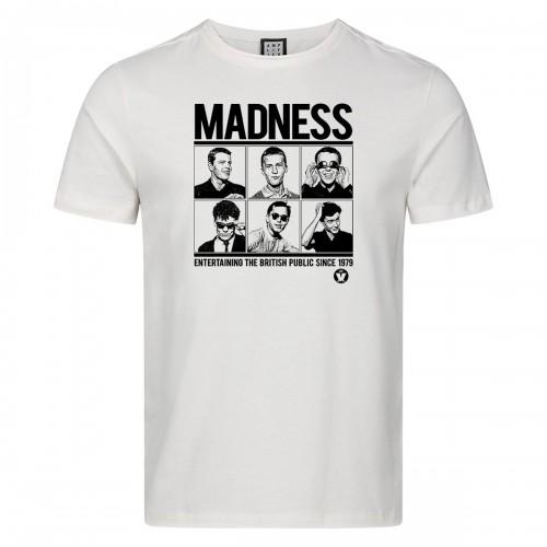 Amplified Unisex Adult Entertaining The British Public 1979 Madness T-Shirt