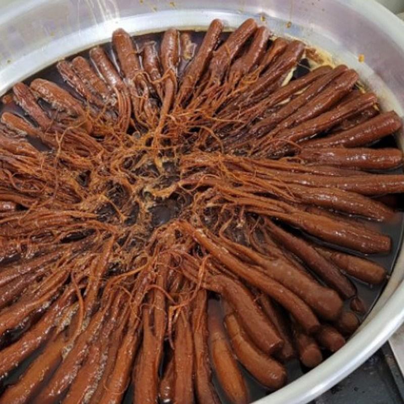 Geumsan Red Ginseng Peel and Slices, Korean Ginseng, Pickled Hanppuri, Vacuum Meeting Gift, Return Greeting from Parents, 500g, 1 Piece