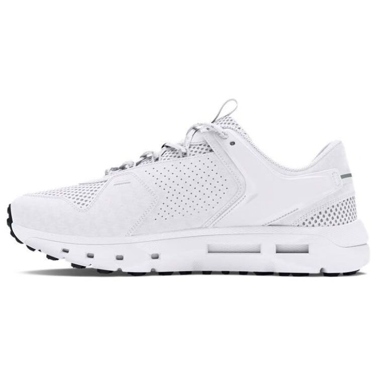 Under Armour Summit Trek Sneakers White Metallic Silver Men 3028345-103 40.5