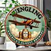 Vintage Beer Metal Sign 20x20 Cm Aluminum Wall Decor for Bar