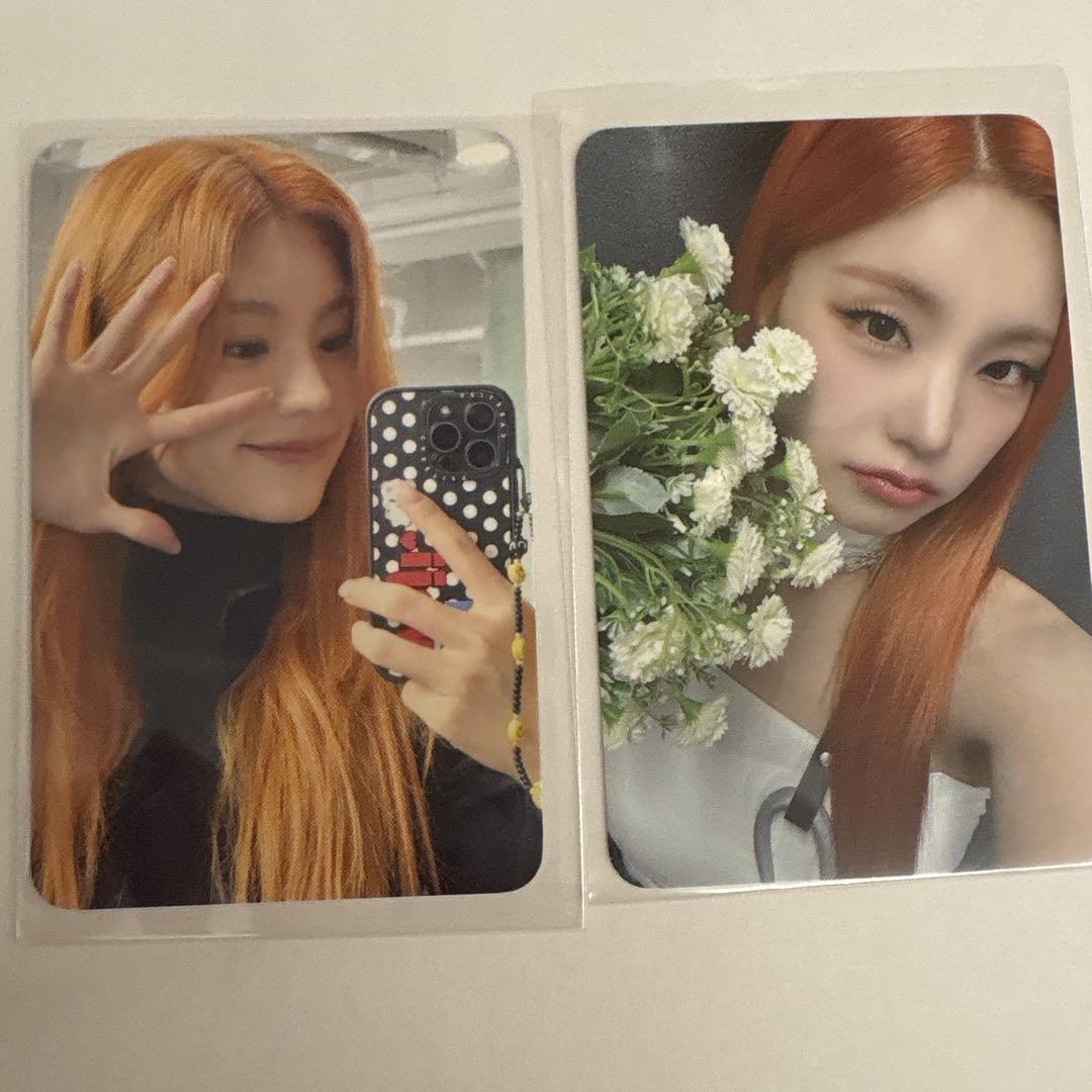 

[USED] Itzy Yeji Bonus Trading Card, Limited Edition, Flower, Smartphone Trading Card