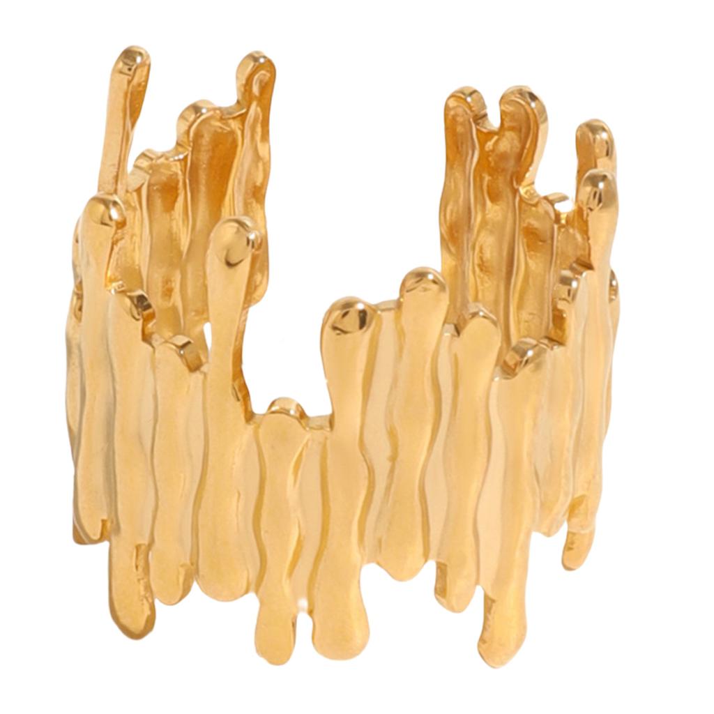 Fashionable Statement Rings Featuring Practical Stainless Steel and Stylish Crystals for Fashion Women Daily Use