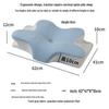 Butterfly Memory Foam Pillow for Adults - Aids Sleep, Supports Neck, Ideal for Side Sleepers