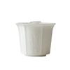 White Jade Gaiwan Cover Teacup Single 360 Degrees Water Outlet Tea Brewing Bowl Ceramic Gaiwan Tea Set