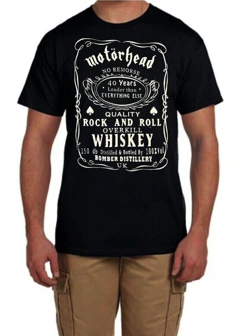Motorhead No Remorse (Overkill Whiskey) Black T Shirt M