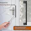 7-inch Door Latch Guard Plate L-Shaped Stainless Steel Door Security Protector Latch Cover - Stainle new 26-27s