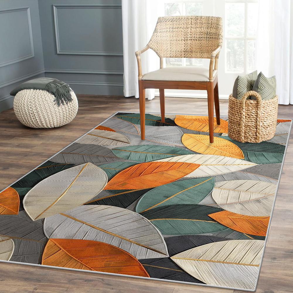 Modern Light Luxury Carpets, Anti-Slip Floor MATS, Minimalist Style Living Room And Bedroom MATS For Home Decoration Rug