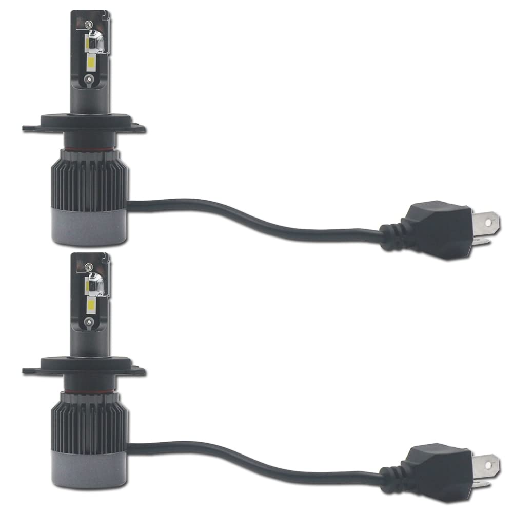 Eseastar H4 LED-Scheinwerferlampe, Explosives Licht, 12.000 LM, Auf-/Abblendlichtumschaltung, 130 W, Integriert