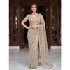 Premium Net Saree with Beads, Sequins & Pearl Embroidery