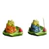 Ceramic Little Frog Incense Insertion Creative Personalized Incense Burner Funny Handicraft Frog Statue Office