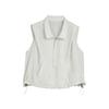 French Style Loose Short Casual Vest Women Vests Light-Green EB47980