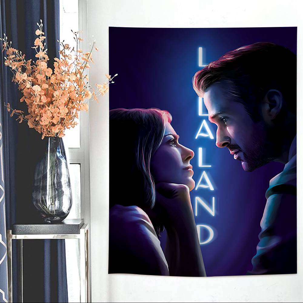La La Land Music Classic Movie DIY Wall Tapestry Hanging Tarot Hippie Wall Rugs Dorm INS Home Decor