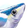 Yousheng 1Pc/2Pcs Interactive Flapping Wings Fish Cat Toy Electric Touch Activated Plush Fish with Sound Rechargeable Chirping Toy for Indoor Cats