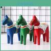 Handcrafted Wooden Horse Ornament With Colorful Painting For Housewarming And Party Use