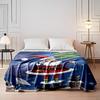Santa Welcomes December for all seasons blanket lunch break throw gift