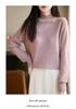 Women's Sequined Turtleneck Sweater - Autumn/Winter Fashion, Age-Defying, Loose Fit, Versatile Knitwear