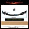 FOR BMW F30 F31 3 SERIES M STYLE FRONT LIP SPOILER SPLITTER GLOSS BLACK 12-2018 wsgk87