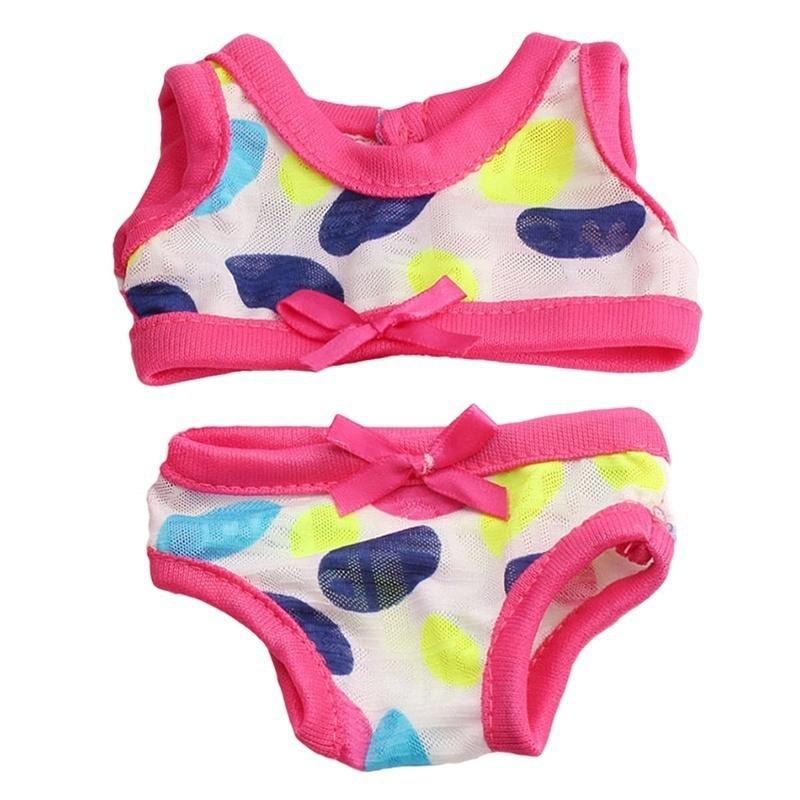 Summer Clothes Swimming Doll Clothes Swimwear Bathing Suit Bikini Fit 18 Inch Girl Doll Clothes