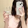 Applicable To iPhone14promax Mobile Phone Case Apple 15ins Wind Pearl Bow 16 Protective Case 13/17 Women