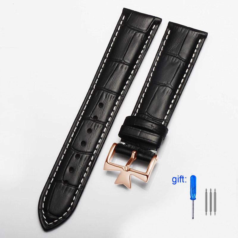 Erste Schicht Leder universelles Armband für Vacheron vc Constantin Heritage Armband Herren Krokodilmuster Armband 19mm 20mm 21mm 22mm